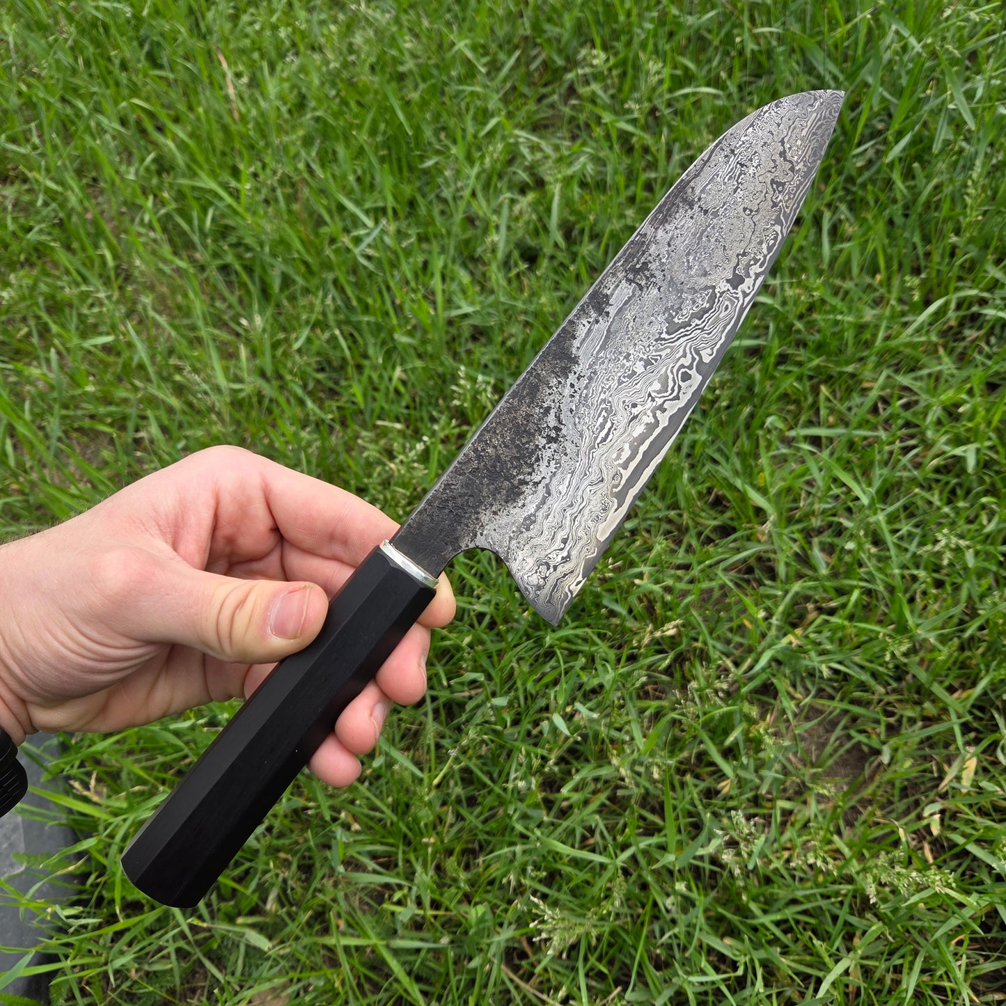 Damascus Santoku