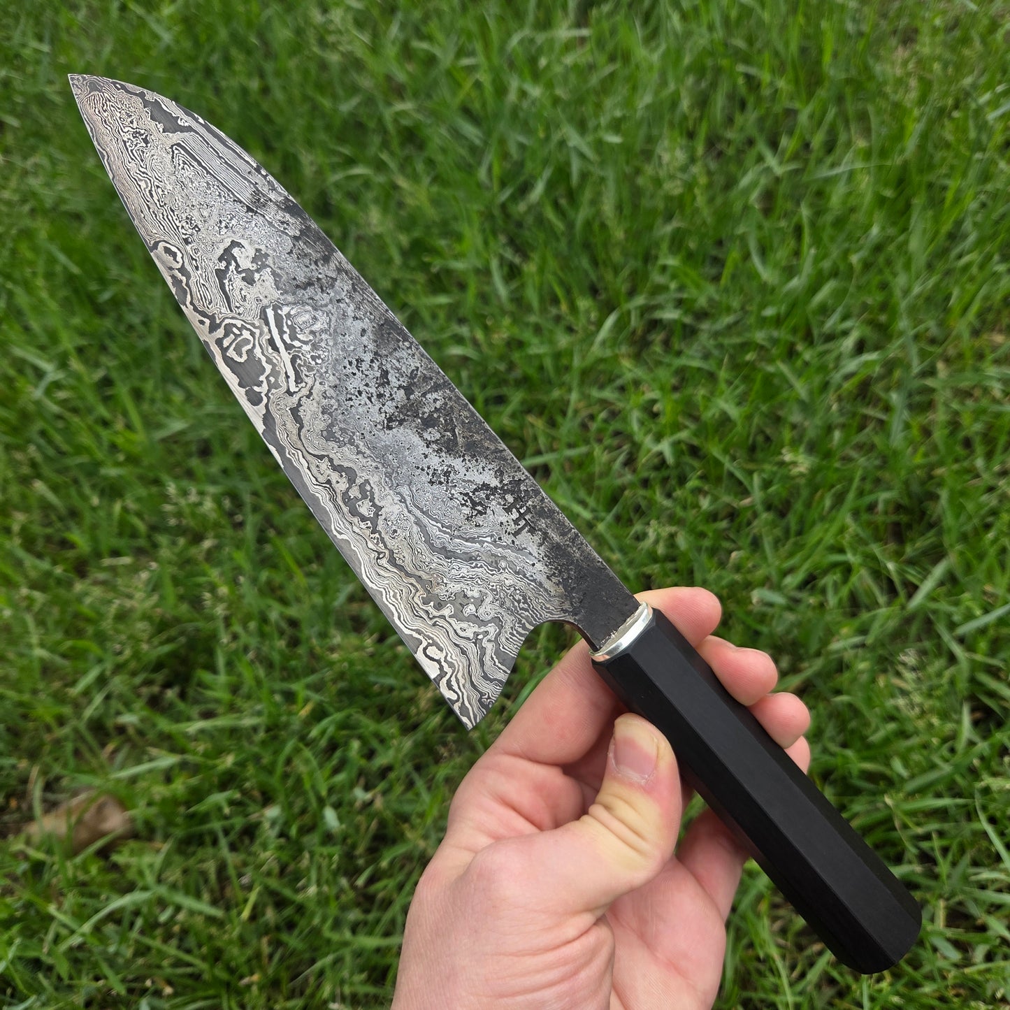 Damascus Santoku